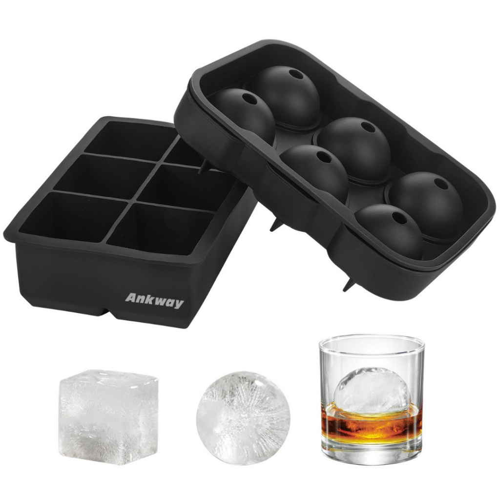 Whisky Redondos para cócteles AimdonR Mini 20 cavidades Licor de Jalea zumos Moldes de Silicona para Cubitos de Hielo partículas de jabón para Hacer Bolas 