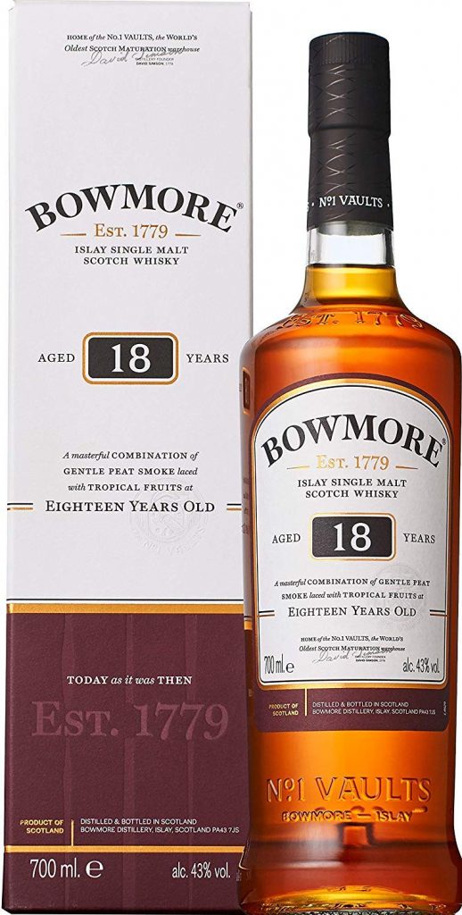 Whisky Bowmore 18 años